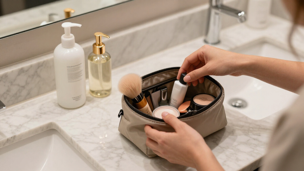 compact travel makeup bags