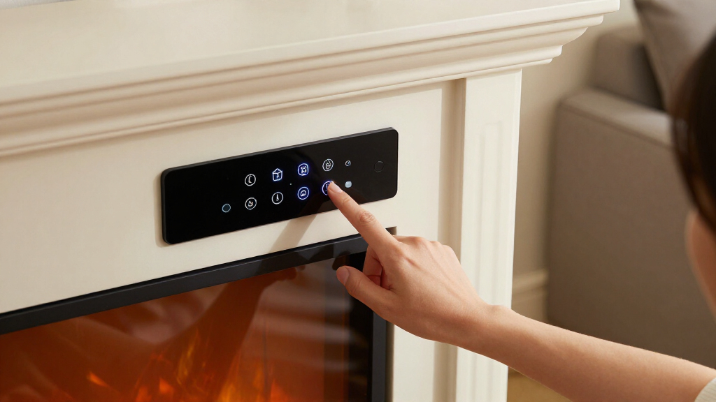 electric fireplaces with child lock