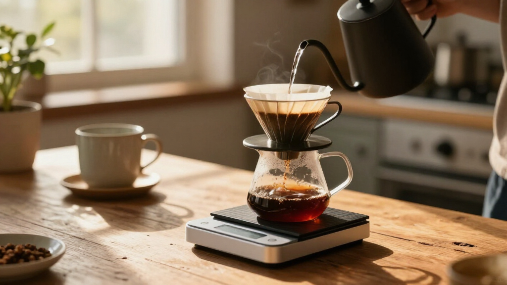 premium coffee scale for pour over