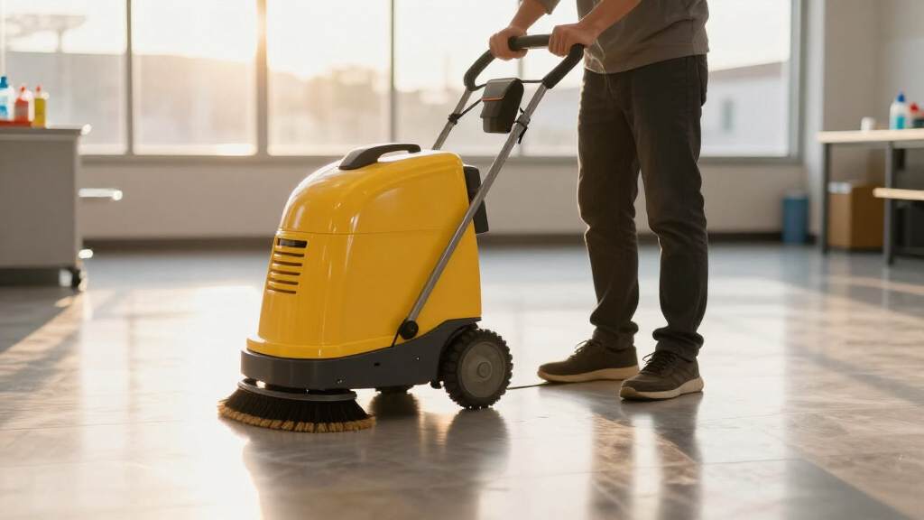 floor scrubber machine for vinyl floors