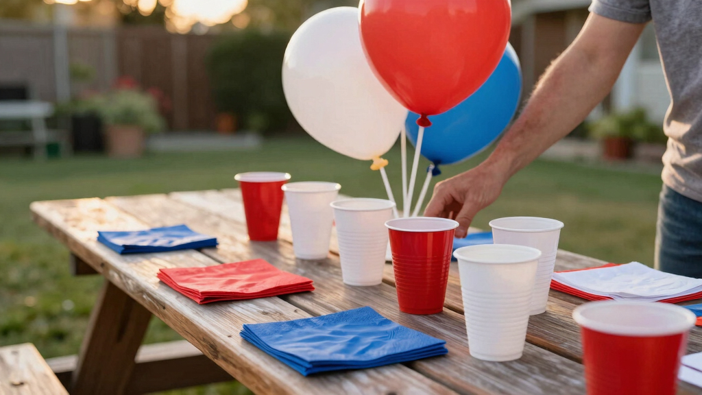 patriotic outdoor party supplies
