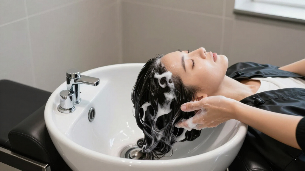 salon shampoo chair backwash recliner