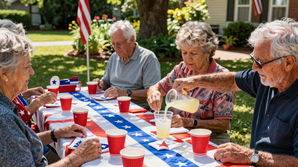 patriotic outdoor party supplies