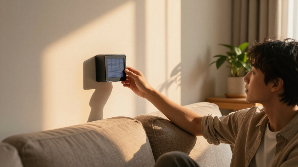 solar-powered indoor lights