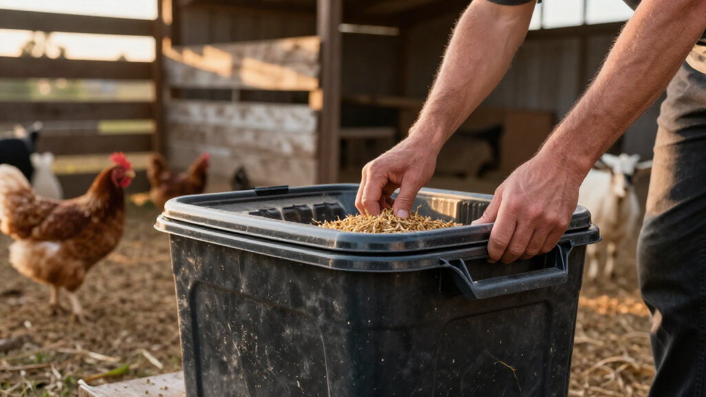 best heavy-duty storage bins with lids for feed