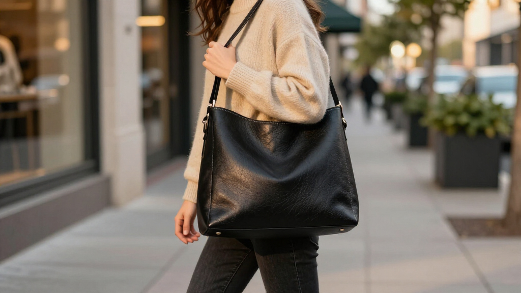 best premium leather shoulder bag for women