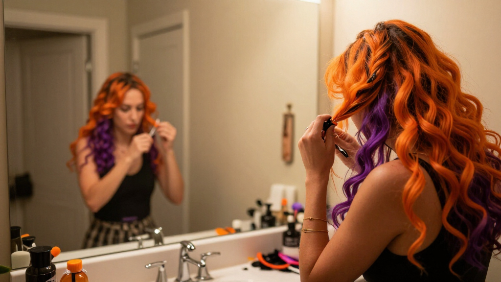 halloween hair extensions