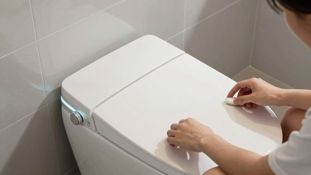 smart toilet with bidet