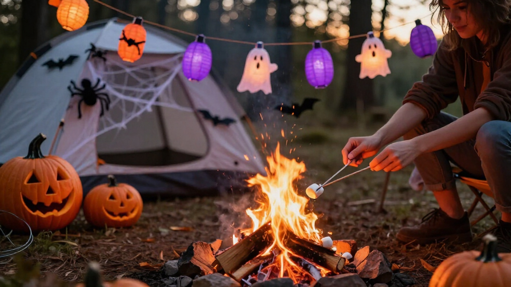 Halloween camping decorations