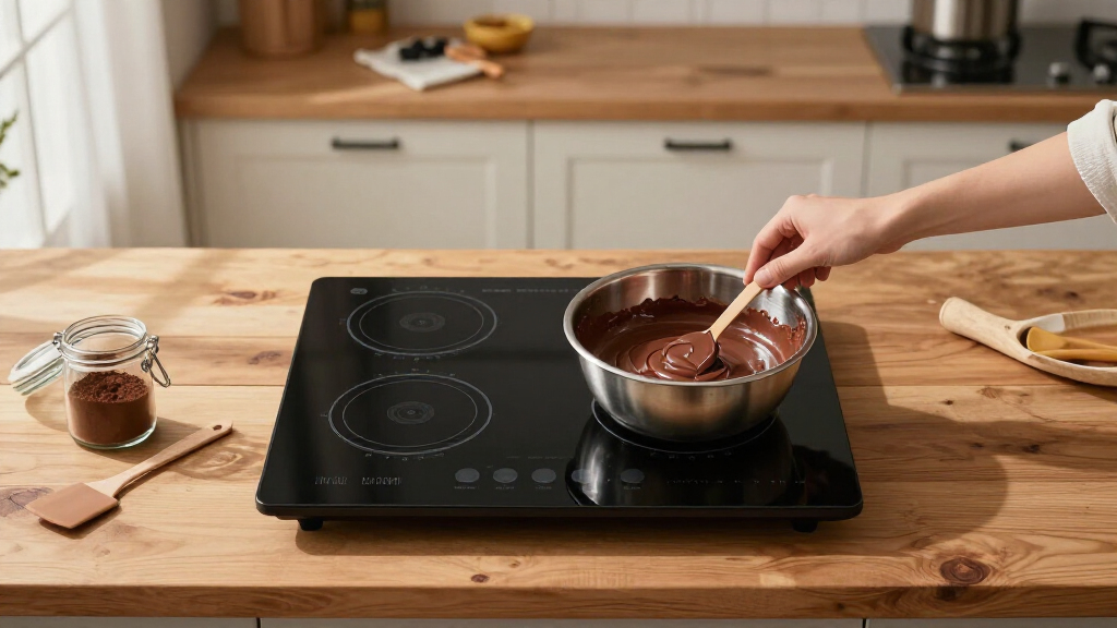 induction cooktop for chocolate tempering