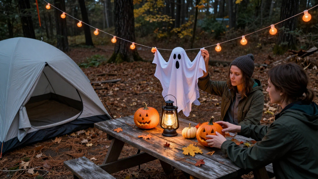 Halloween camping decorations