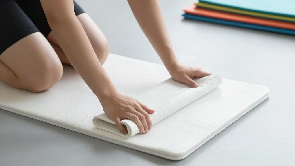 compact folding exercise mats