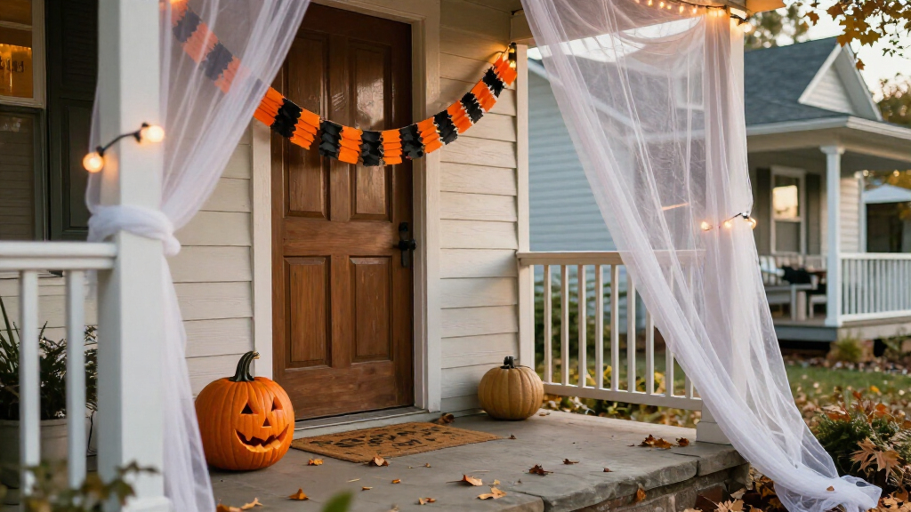 Halloween door decorations