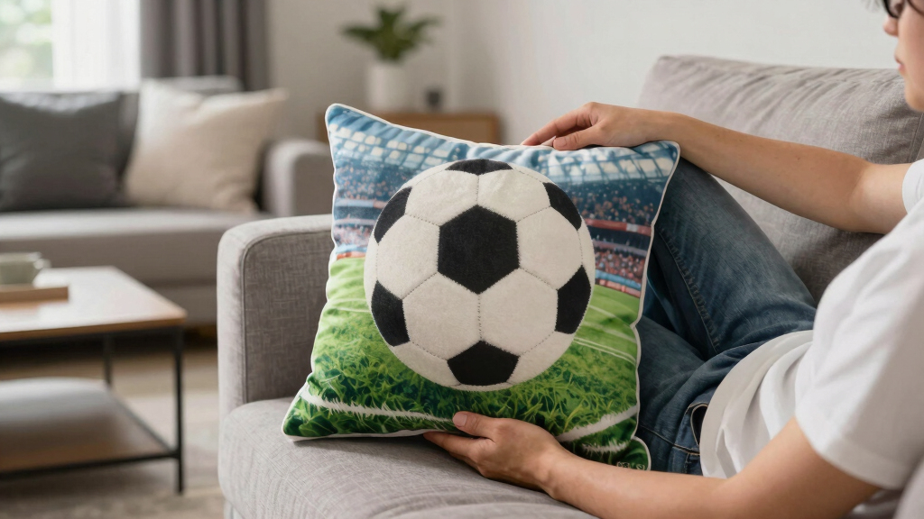 soccer-themed throw pillows