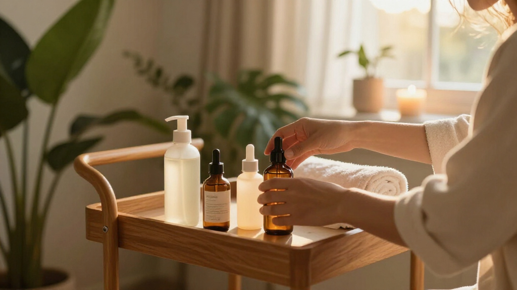 best rolling cart for home spa accessories