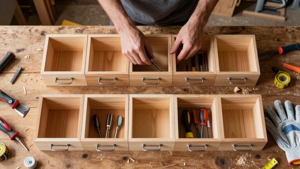 woodworking storage bins