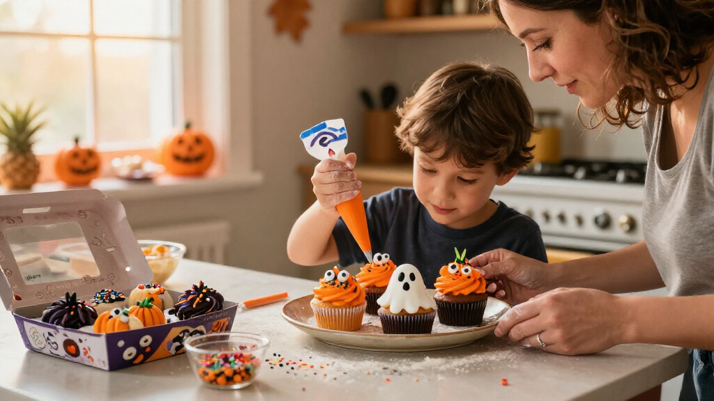 halal Halloween cupcake kits