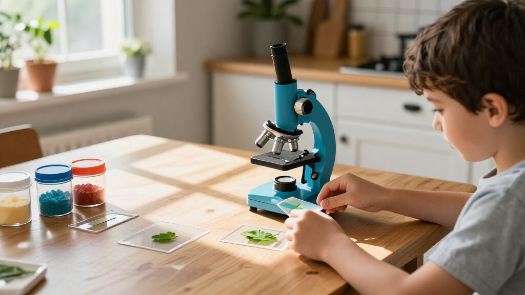 educational microscope sets for kids