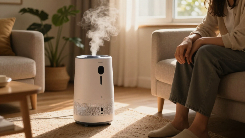 evaporative humidifier large room