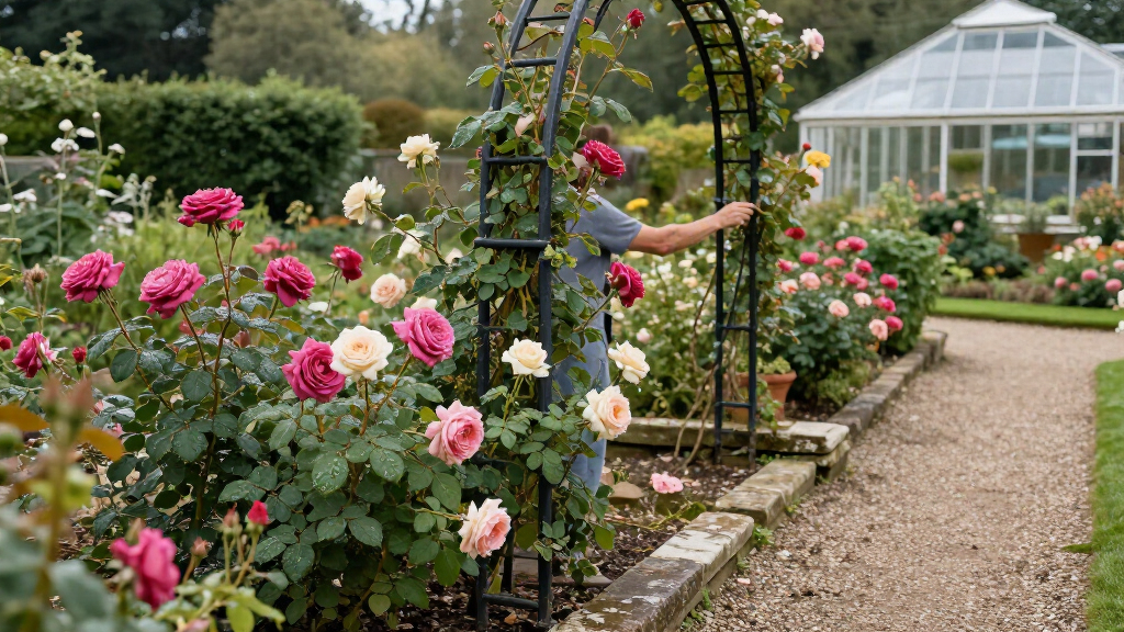 best rose garden arches