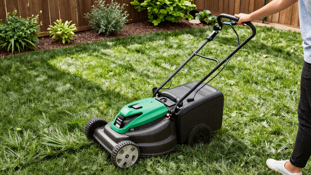 cordless electric lawn mowers with selfpropel