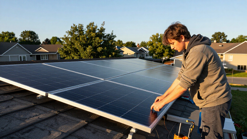 solar panel kit with monocrystalline panels