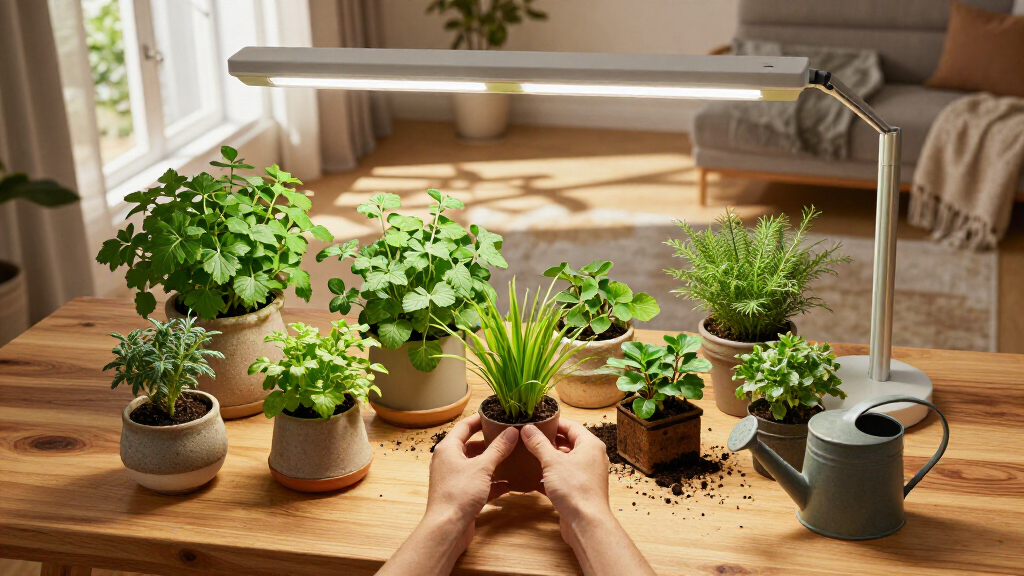 grow lights for indoor gardening