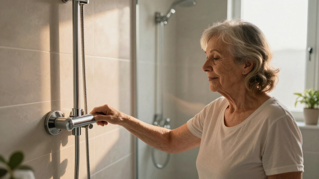 shower grab bars for seniors