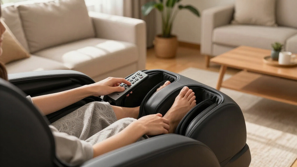 massage chair with foot rollers 2