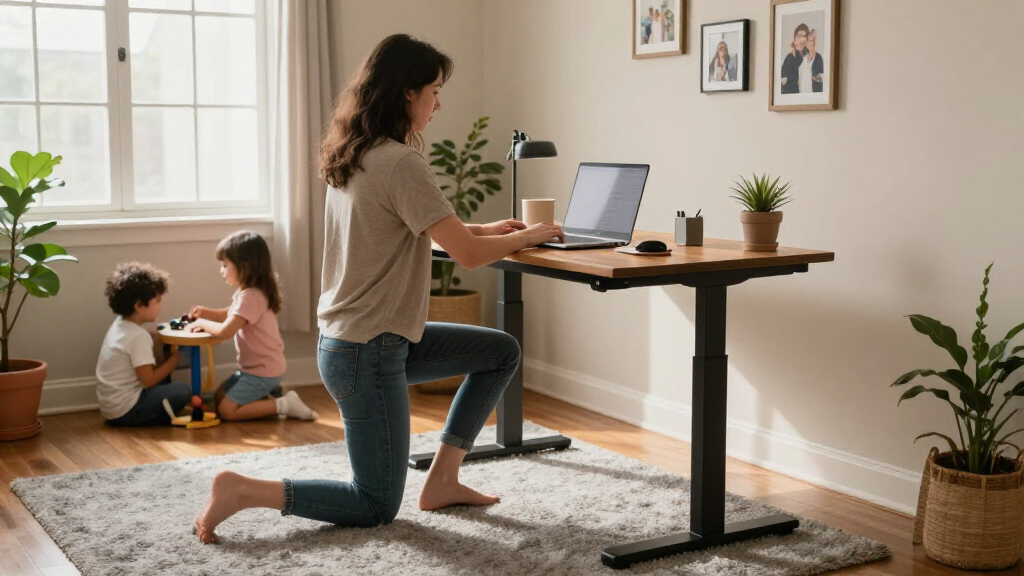 standing desk for home office parents