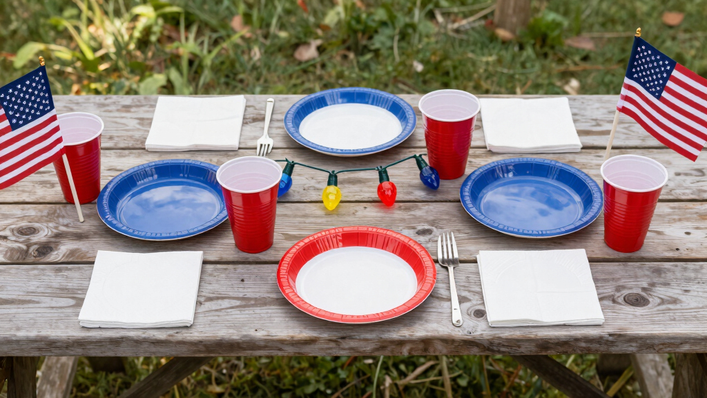 patriotic outdoor party supplies