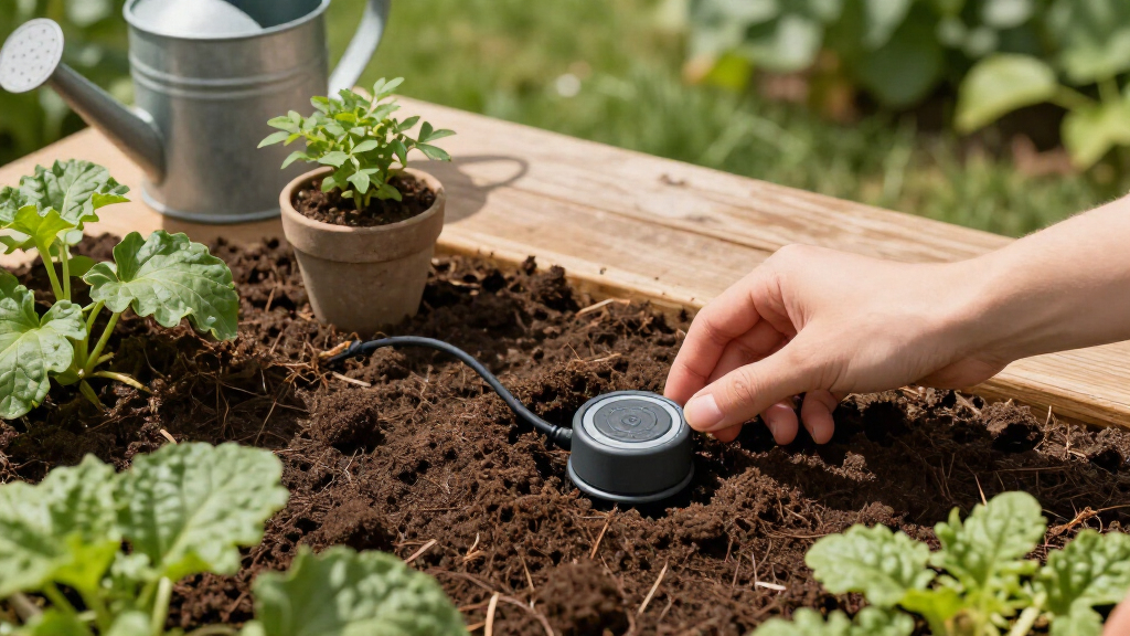 soil moisture sensor system for irrigation