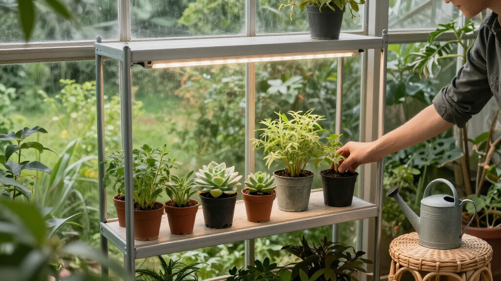 best propagation shelves with led lights