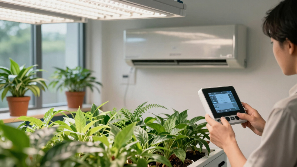 best grow room ac with smart controls