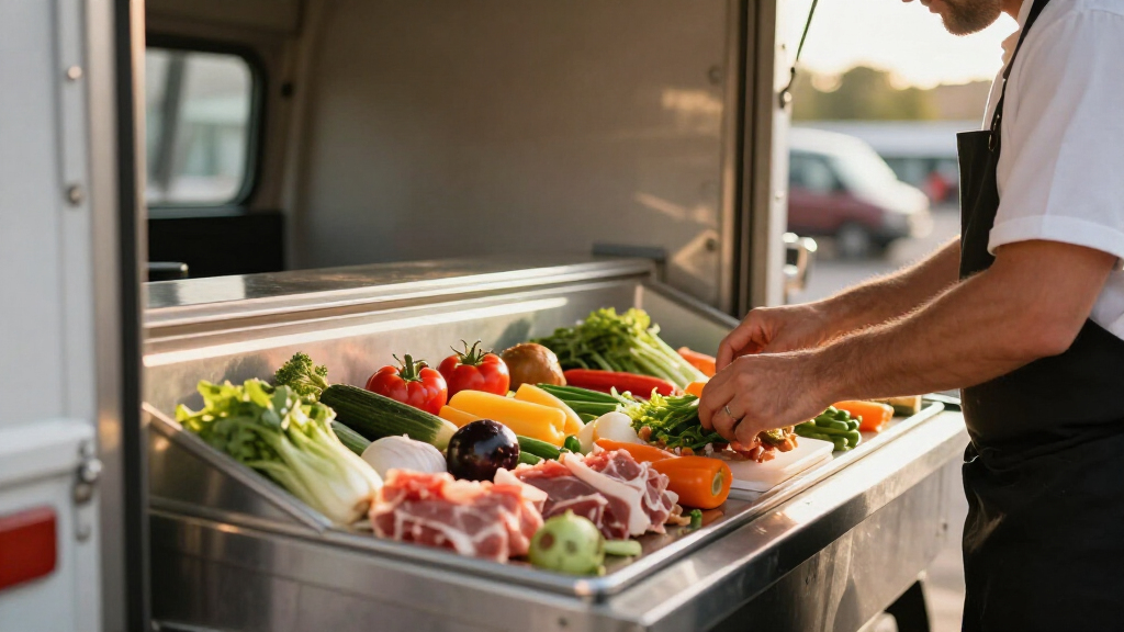 best refrigerated prep table under 2500 for food truck