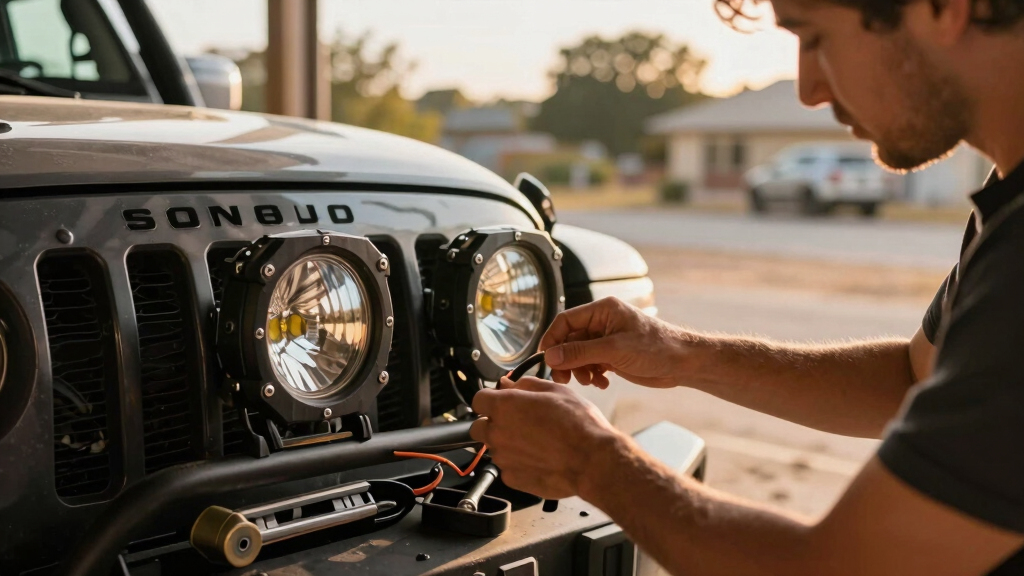 off-road vehicle LED light bars