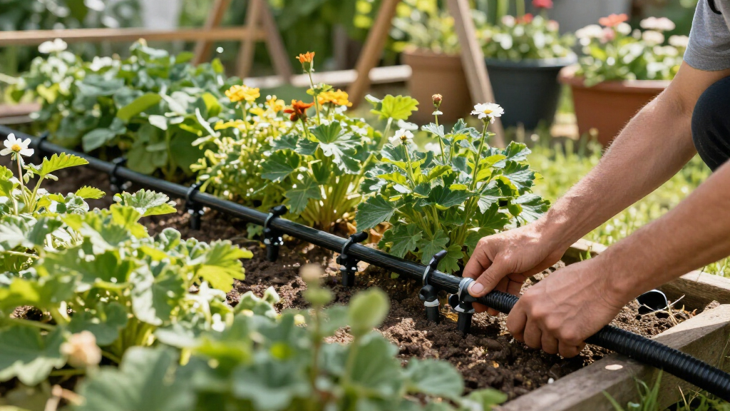 water-saving drip irrigation systems