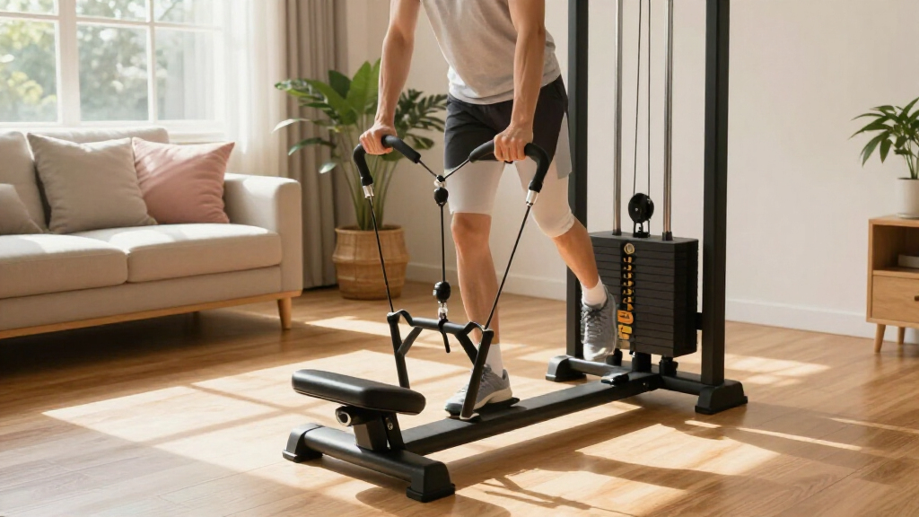 compact cable home gyms for low impact strength