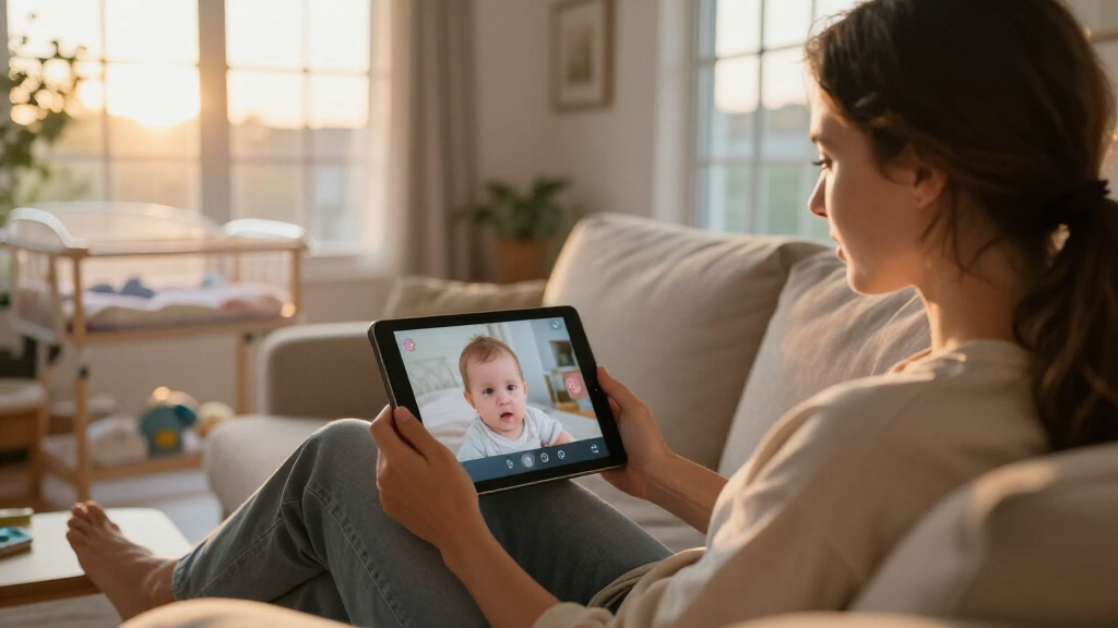 splitscreen video baby monitors