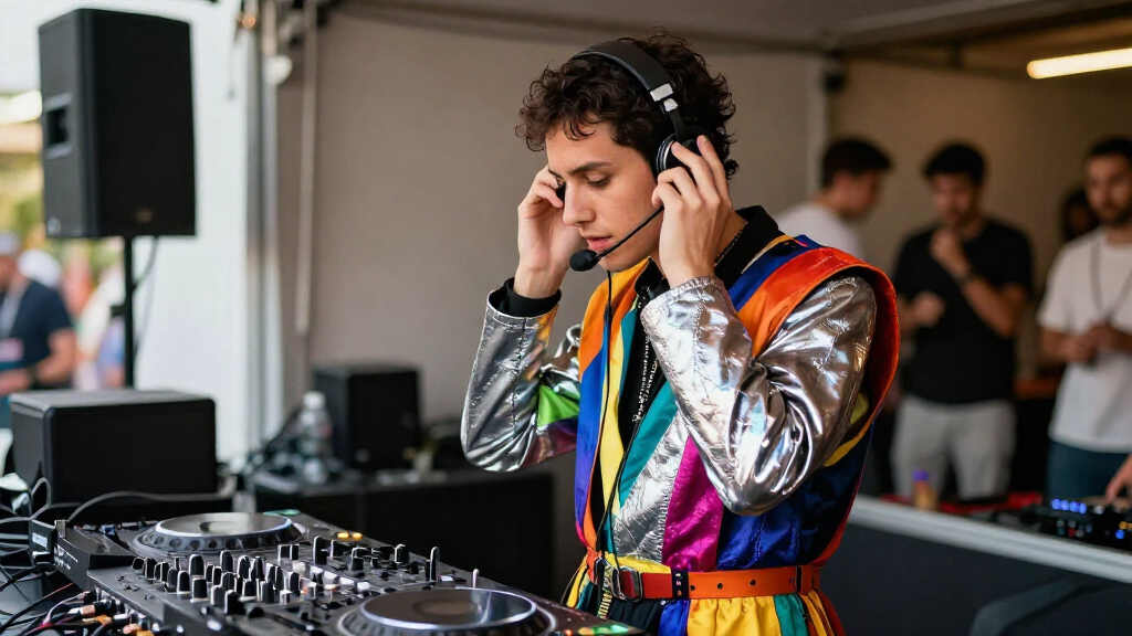 DJ costume microphones