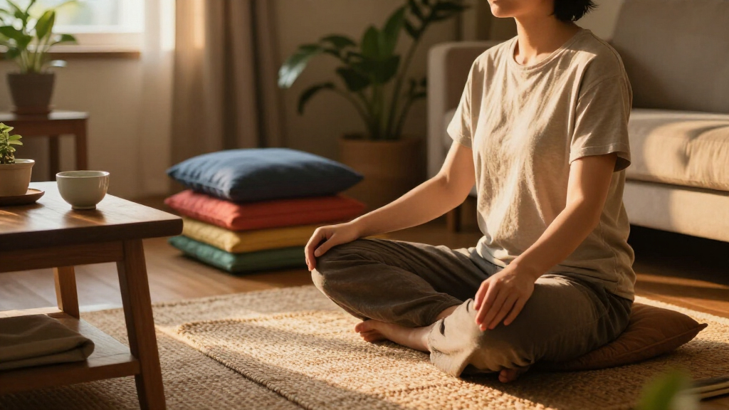 best meditation mat set for home practice
