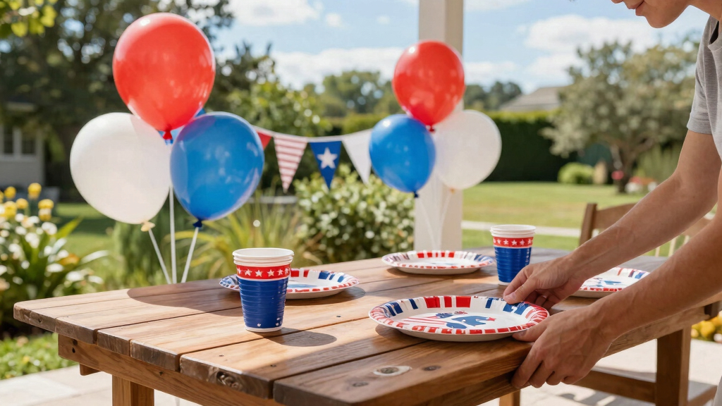 patriotic outdoor party supplies