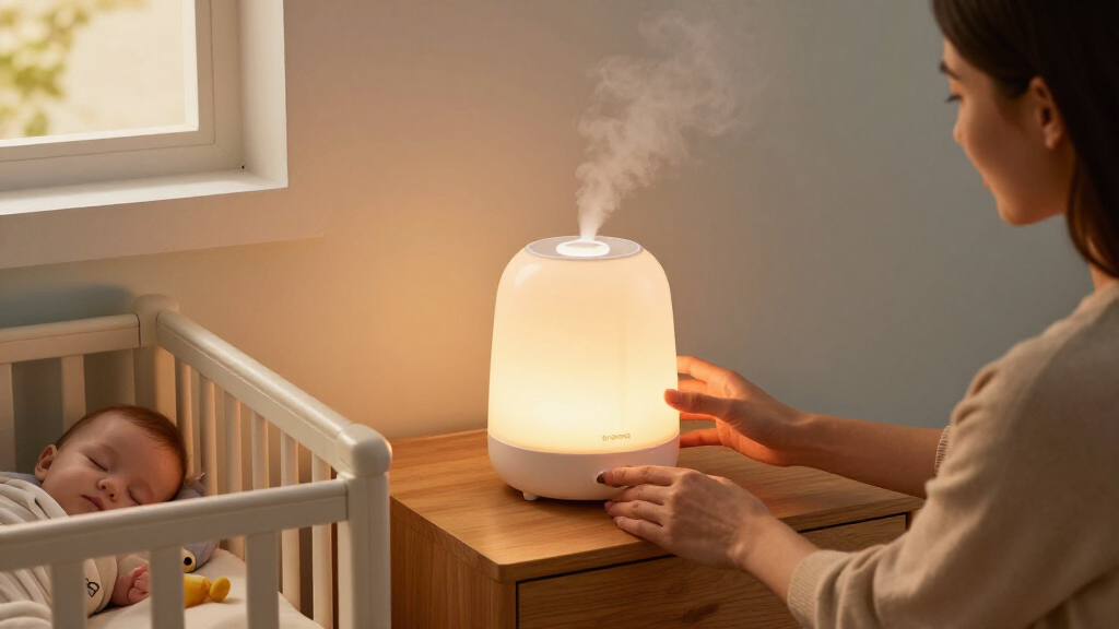 humidifiers for baby rooms with night lights