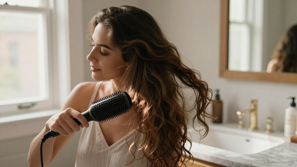 heated hair styling brushes