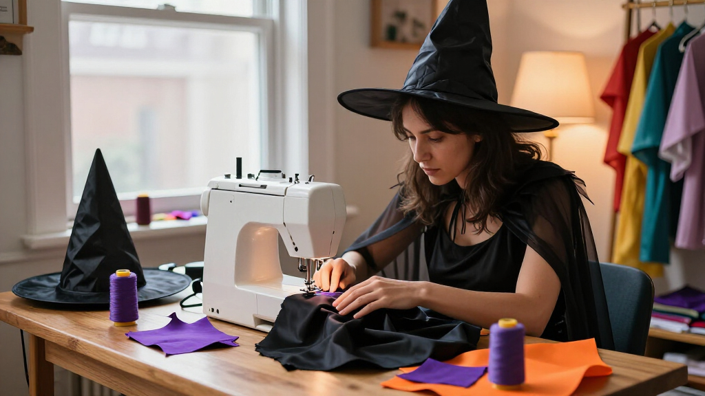 Halloween costume sewing machines