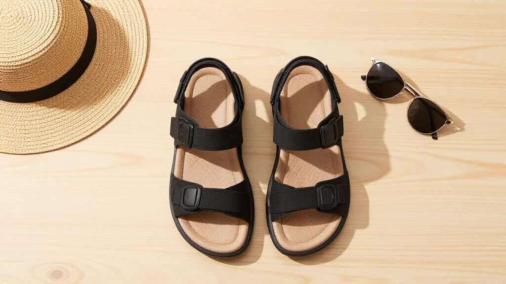 supportive travel sandals for walking