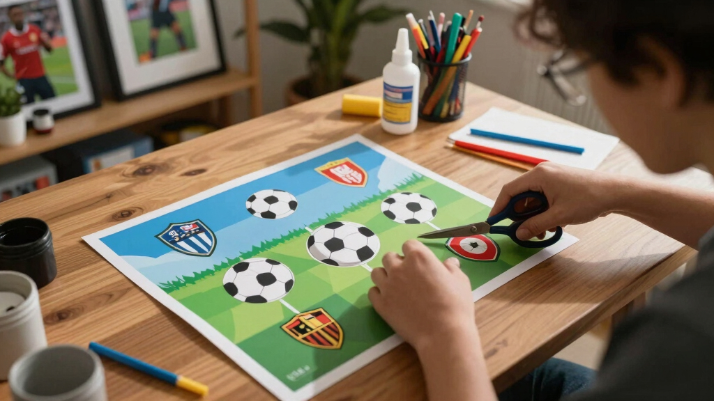 soccer-themed wall art