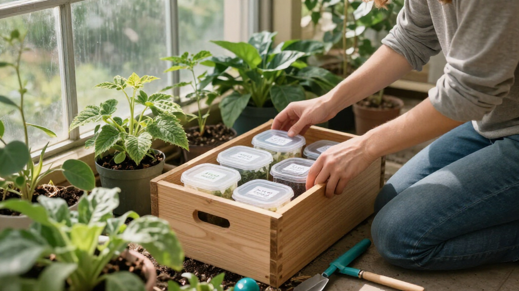 best seed storage boxes for spring and fall planting windows