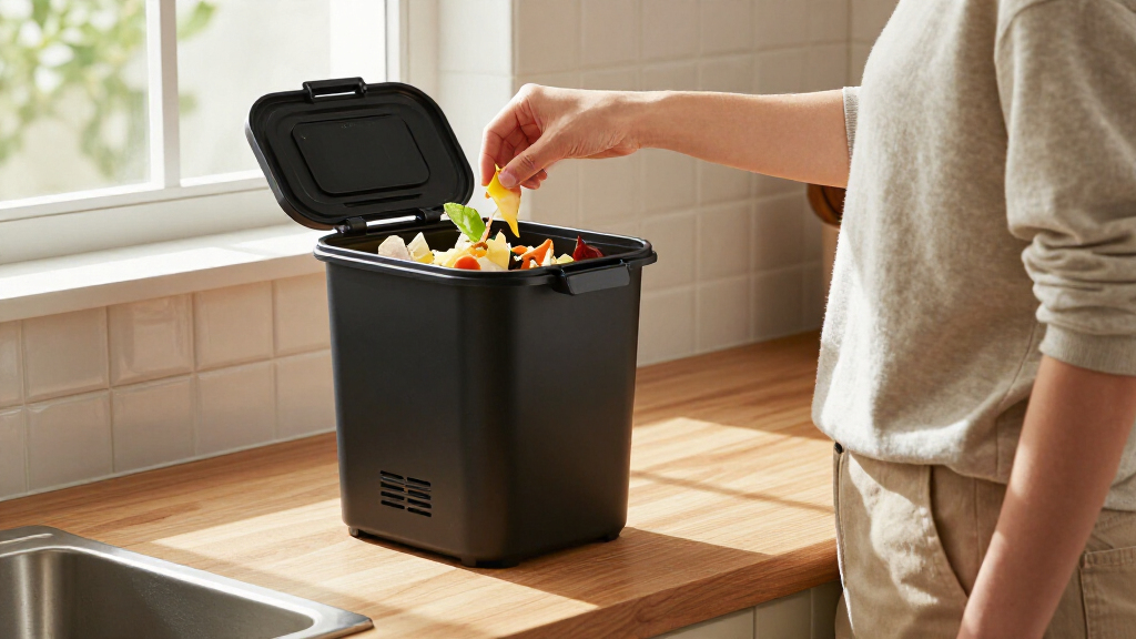 electric compost bin for kitchen