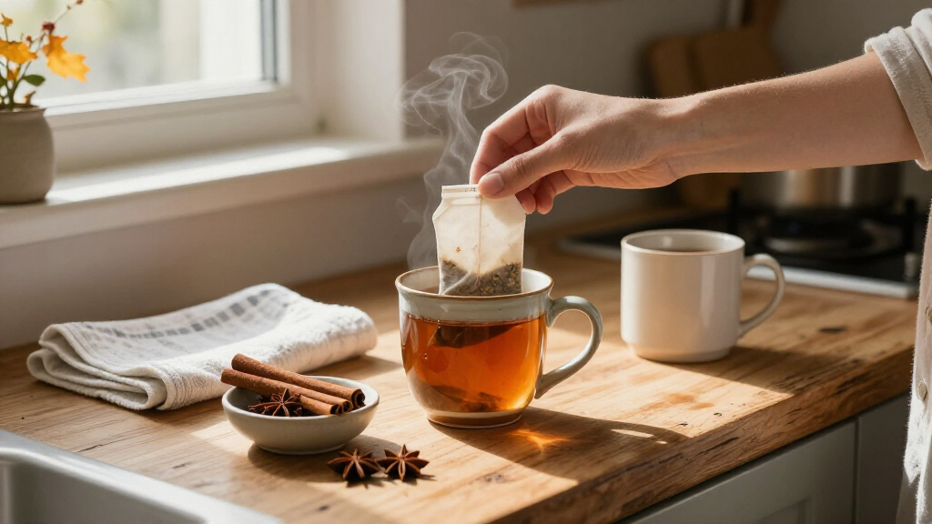 pumpkin spice tea bags